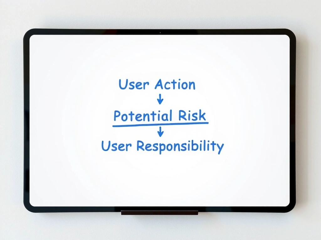 Flowchart of user responsibilities and risks